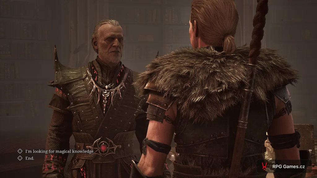 Gothic Remake — dialog o magické znalosti