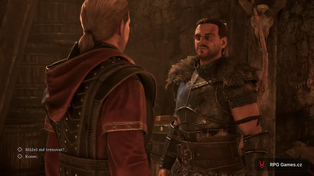 Gothic Remake — dialog s trenérem zbraní, volba Můžeš mě trénovat