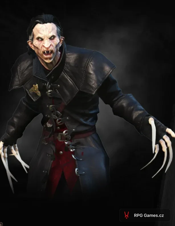 Beauclairská šelma ve hře Zaklínač 3 — model z herního bestiáře v kategorii šelem, humanoid s drápy a koženým kabátem