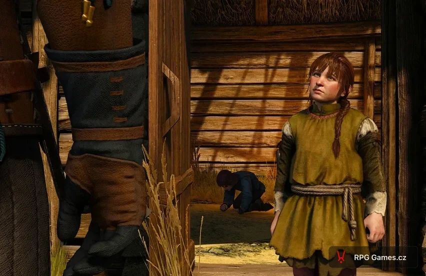 Skrytý quest Nejlepší přítel člověka ve hře Zaklínač 3 — sirotkyně u chatrče u Mulbrydale