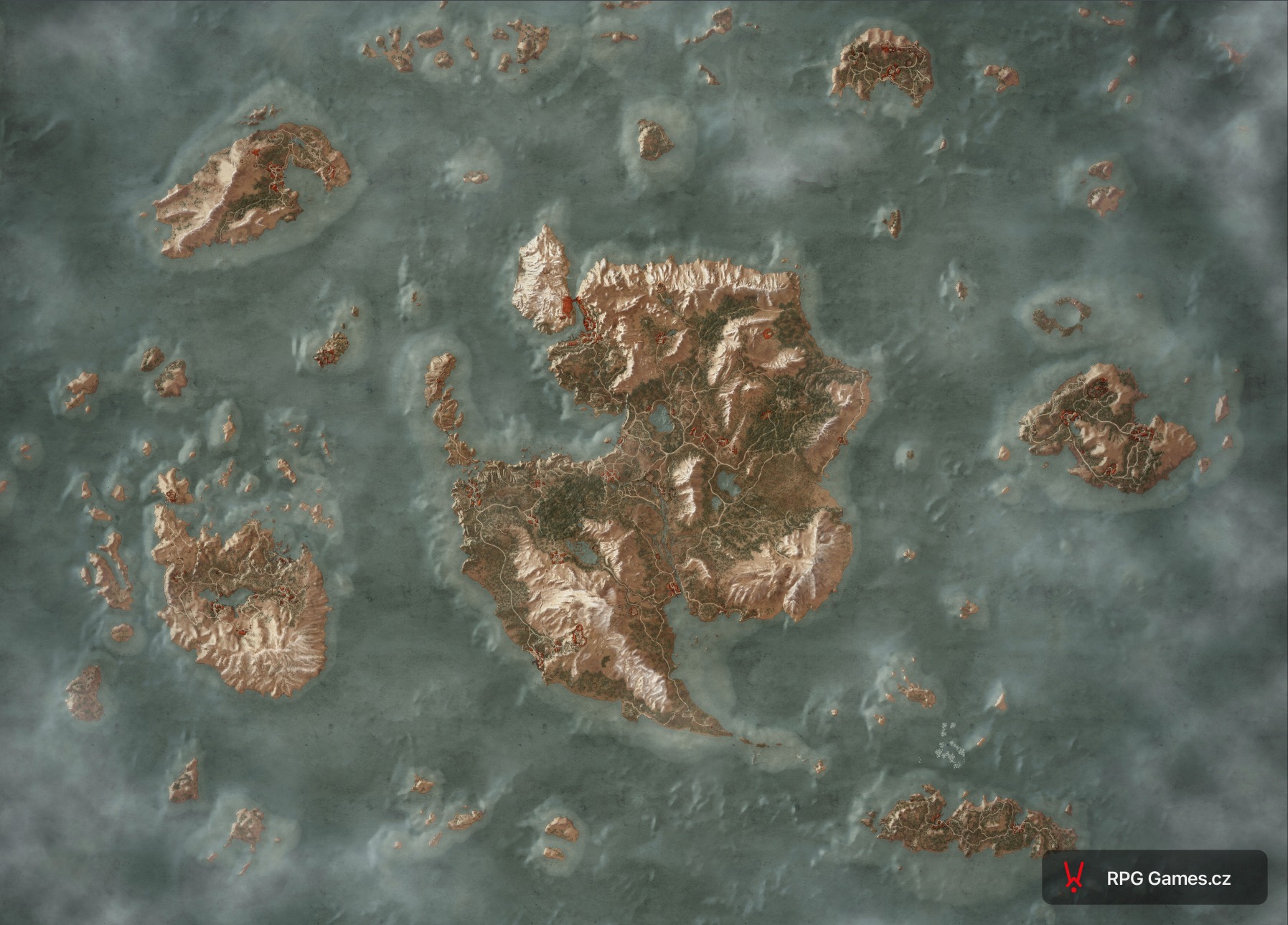 Mapa Skellige
